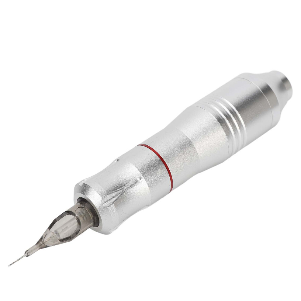 Silver Aluminum Alloy Rotary Tattoo Pen, 10,000Rpm, 3.5Mm Stroke,