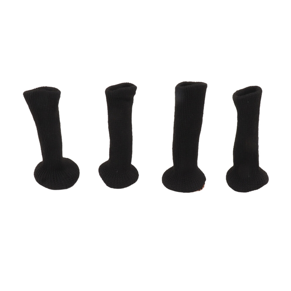 20Pcs Thickened Silicone Felt Chair Leg Protectors Â Floor Protector, Black 4611389376028