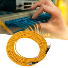 20 m FC/UPC zu FC/UPC 3 mm Patchkabel gelb