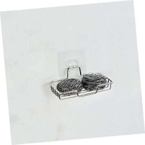 2 Pack Wall Mounted Soap Holder RustResistant Stainless Steel Draining Rack for Bathroom and Kitchen 2