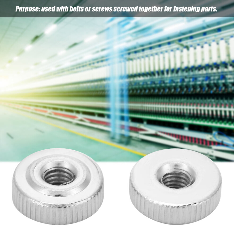 10Pcs Gb807 M4-M10 Handle Nut Set, Knurled Thumb Nuts, Carbon Steel 8791389377730