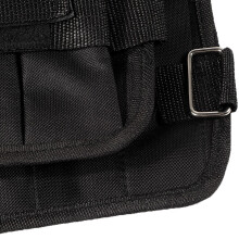 Weighted Training Vest 20KG Load - Comfortable & Adjustable Black