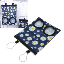 Waterproof Rabbit Hay Feeder Bag 2 Hole Hanging Grass Dispenser