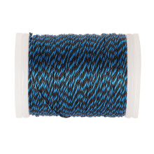 Blau/Schwarz Bänderseil, 120 m Polyethylen-Spule