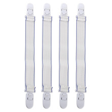 Elastic Sheet Clips 4pcs Secure Corners Strong Elasticity Mattress Holder Straps for Thin Sheets