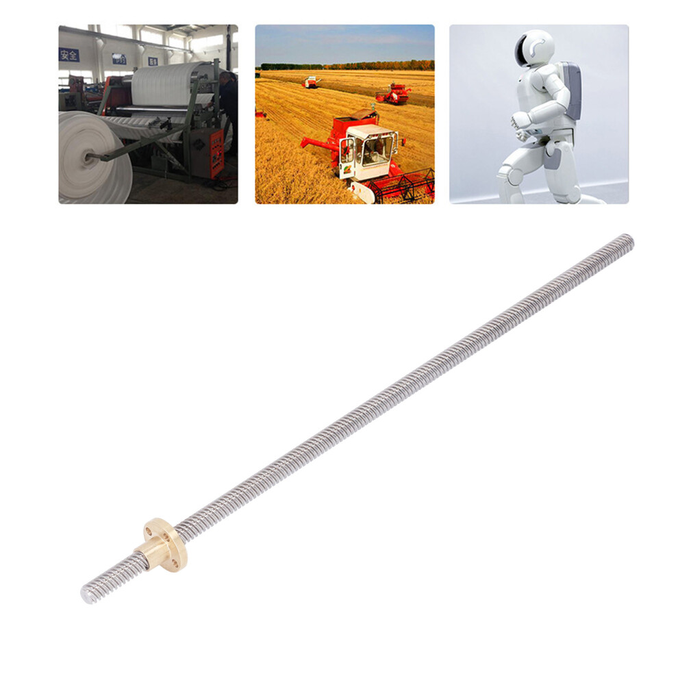 300Mm Stainless Steel T8 Lead Screw With Brass Nut For 3D Printer 4921389379395