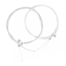 Klassische Gitarrensaiten 28-43 Gauge Nylon-beschichtetes Set, rostfrei, klar