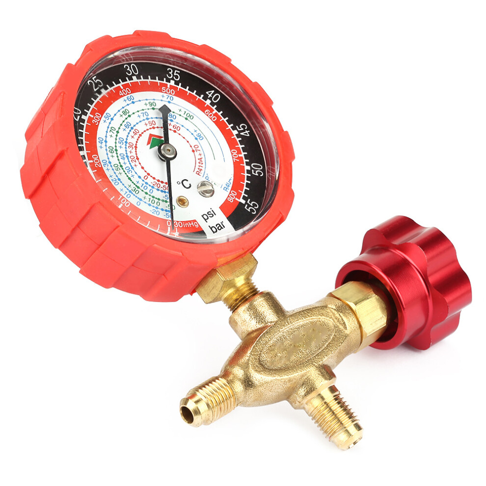 800Psi Manifold Gauge With Valve For R404a, R22, R410, R134a 4061389380738