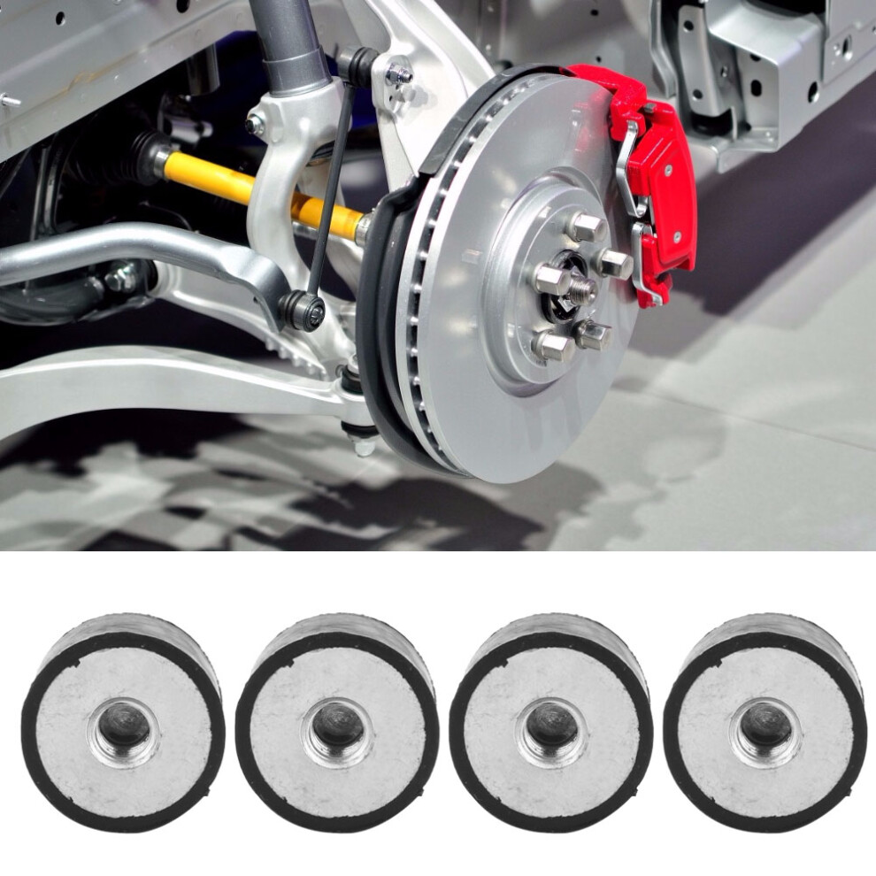 4Pcs Female Thread Rubber Vibration Isolator De2015 M6 For Machinery 7901389381106