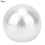 Artificial Pearl Clothes Collar Button 16mm White 50 Pack 2