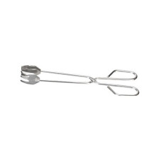 Stainless Steel BBQ Scissor Tongs 2 in 1 Design with Heat‑Safe Long Handle for Grilling