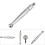Dovetail Rails Dial Gauge Needle Probe Tungsten Steel/Ruby Head M1.4 Indicator 8