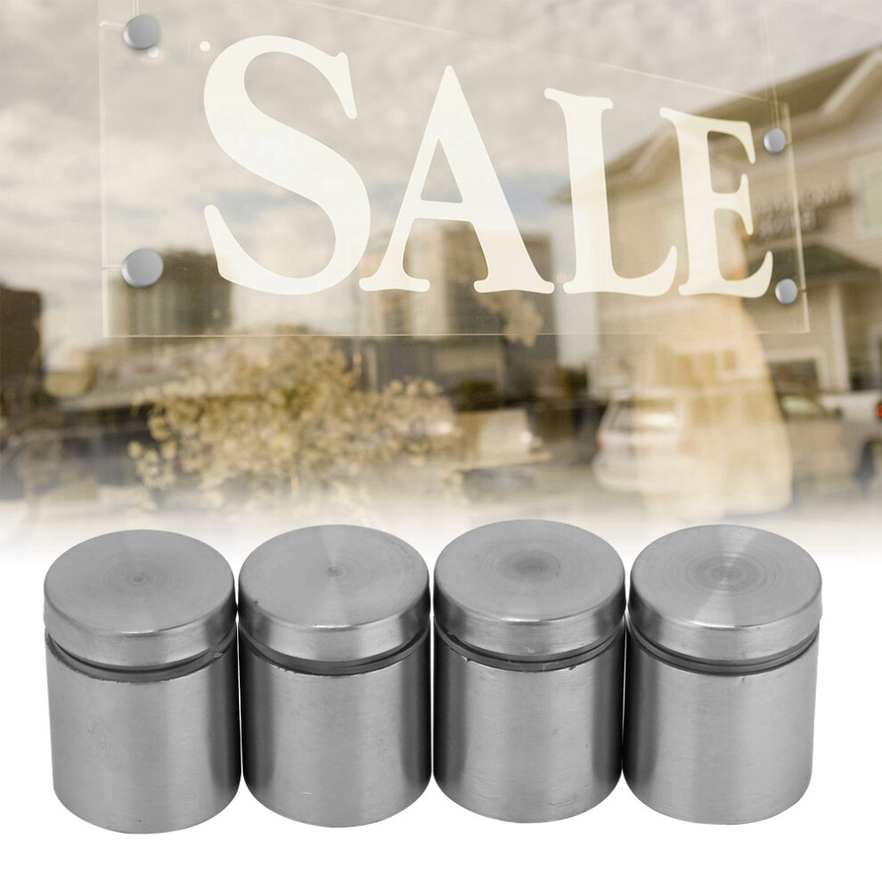 Set Of 4 Stainless Steel Glass Standoff Bolts 25X25mm For Advertising Displays 8401389382305