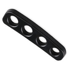 Allenatore di tiro con pallacanestro in silicone flessibile per principianti adolescenti, nero, L