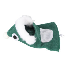 Christmas Bird Clothes Green M Soft Skin-Friendly Hooded Flight Suit for Parrot