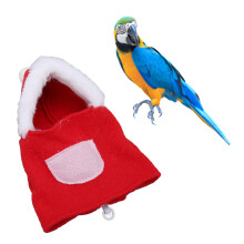 Vogel-Cosplay-Hoodie für Papageien, verstellbarer Polyester-Weihnachtskostüm S