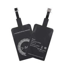Wireless Charger Adapter Receiver Module for Type C Phones, 1000mAh, Compact Size