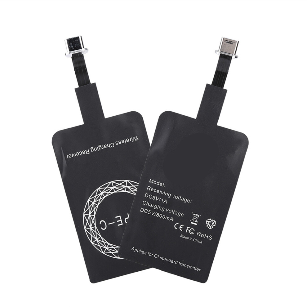 Wireless Charger Adapter Receiver Module For Type C Phones, 1000Mah, Compact Size 3571389382966