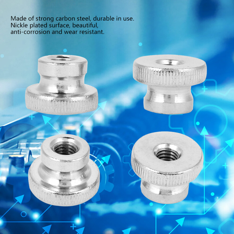 M3 M4 M5 M6 M8 M10 Nickel Plated Carbon Steel Thumb Nuts Hand Tighten 8701389383006