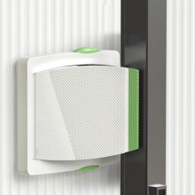 (Green) No-Drill Sliding Door Lock & Fall Limiter