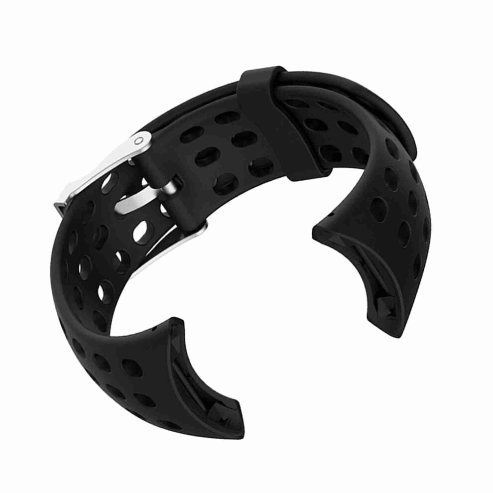 Silicon-Gummi 5T Smartwatch Armband Fã¼R Suunto M1 M2 M4 M5 (Schwarz) Black 4681389383494