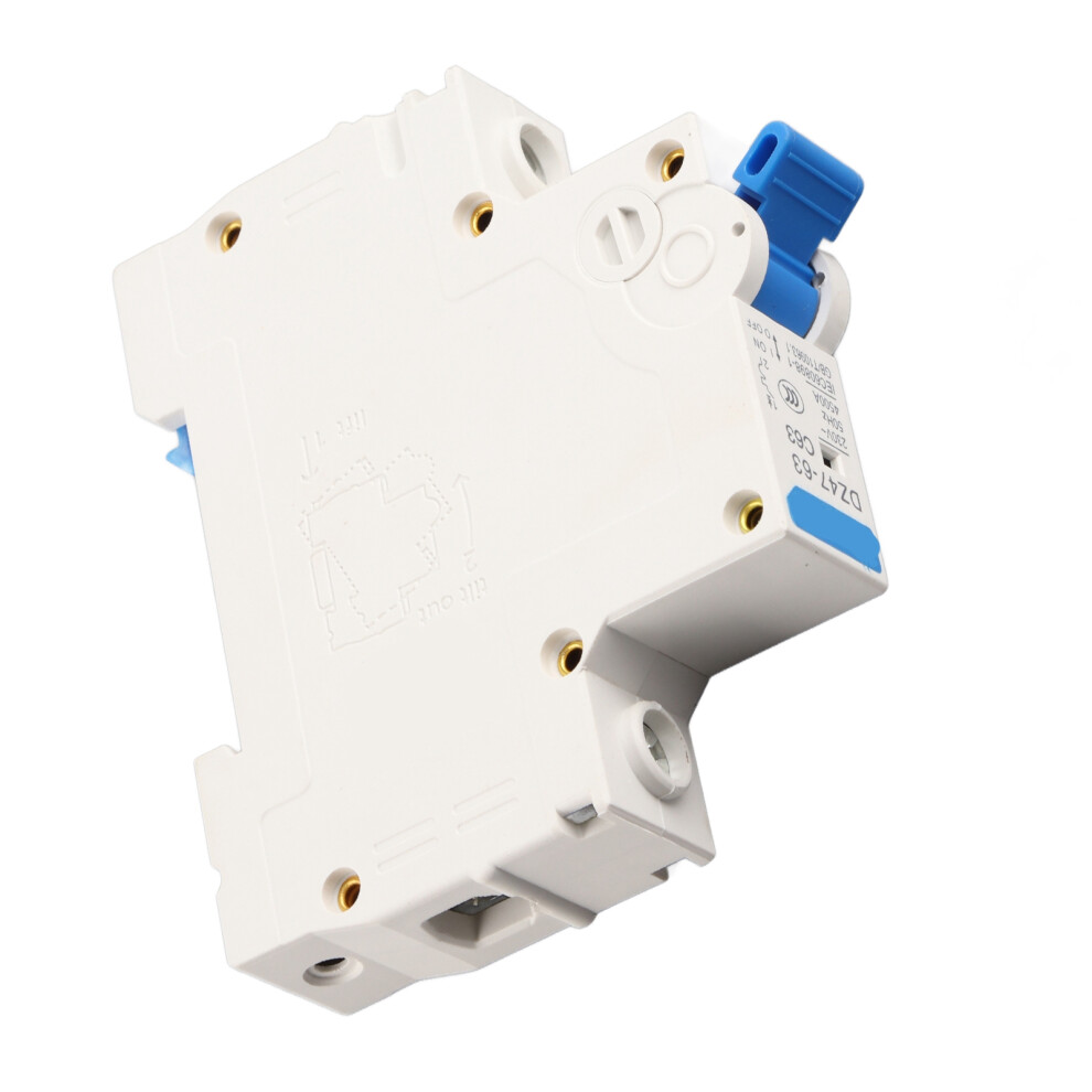 Dz47-63 230Vac 1Pole Miniature Circuit Breaker 63A Compact Switch 4631389383673