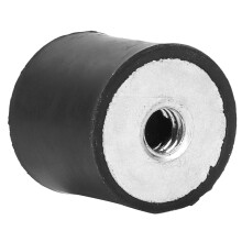 4er-Set Gummi-Antivibrationslager DD20x20 M6 - ungiftig, vibrationsdämpfend DE