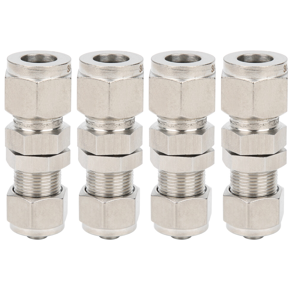 4Pcs Stainless Steel 2ÂTouch Ferrule Compression Fittings 6-10Mm 6921389384533
