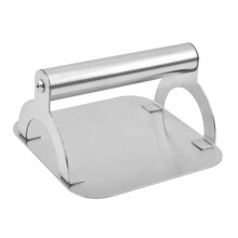 Heavy Duty Stainless Steel Burger Press Smasher for Uniform Patties Nonstick Tool for Grilling