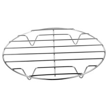 Stainless Steel Round Grilling Rack Pizza Baking Rack for BBQ Rotisserie Easy Replacement