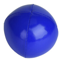 3 Stück PU-Jonglierbälle, Durchmesser 6,3 cm, Blau