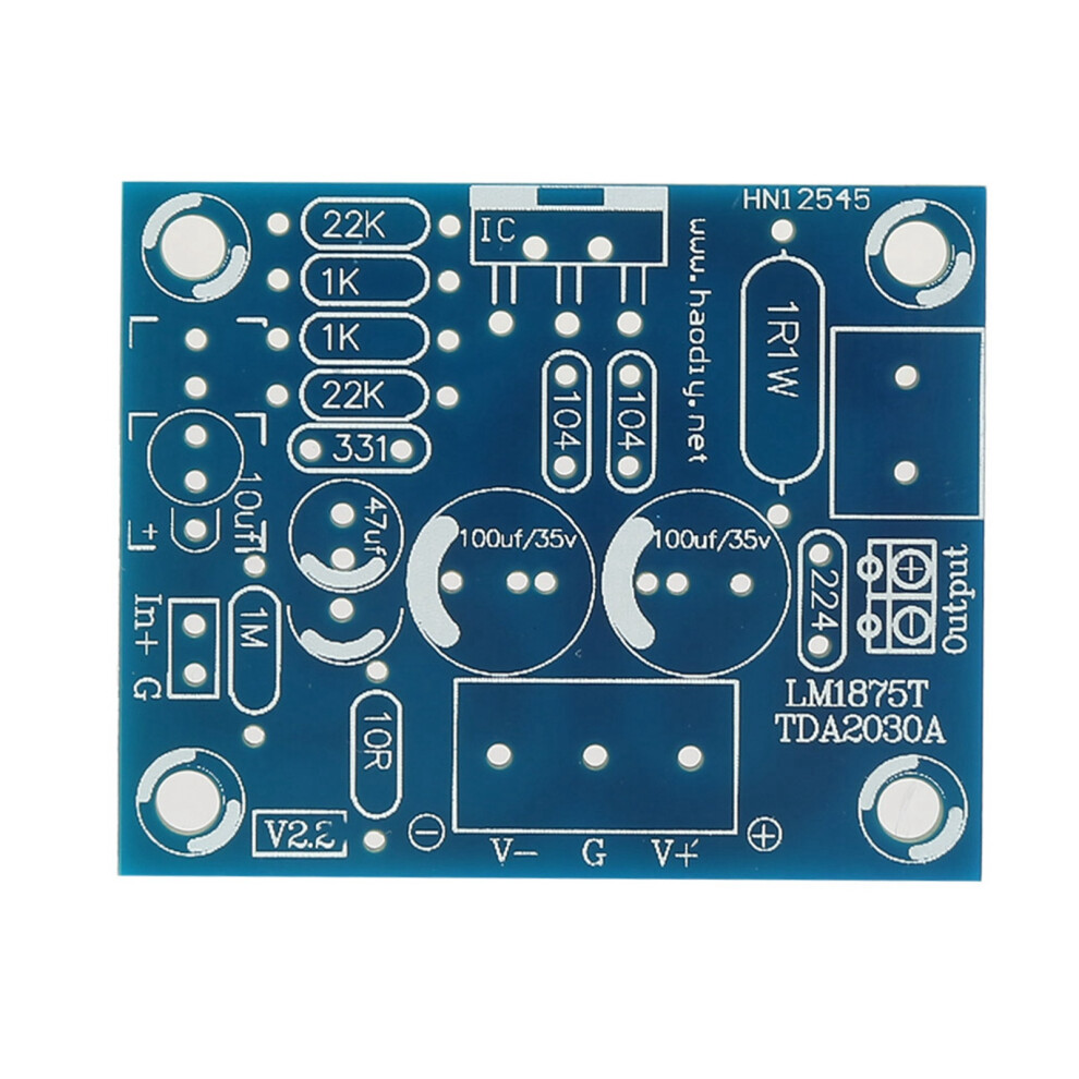 Kit Diy Amplificateur Hi-Fi Lm1875t 20W Mono 5011389385249