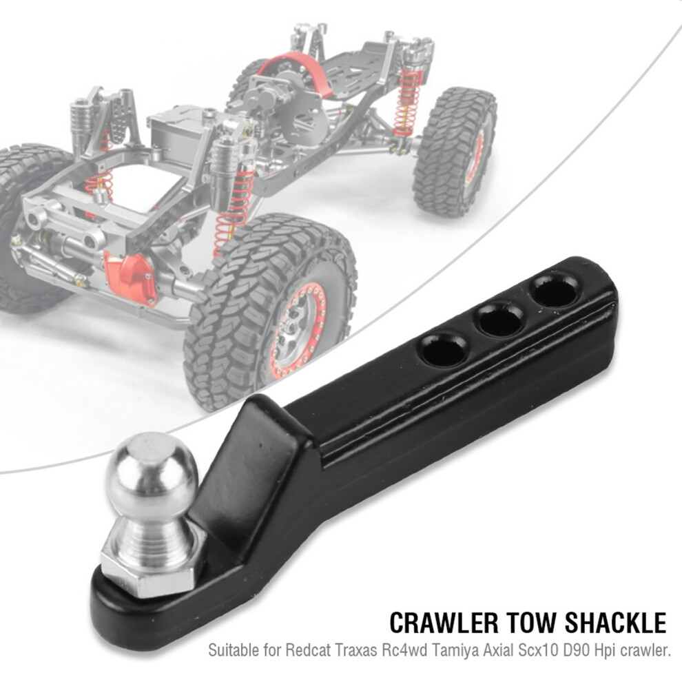 Rc Metal Tow Shackle Hook For Axial Trx-4 D90 & Scx10 Crawler Cars Trailer Part 9401389385459