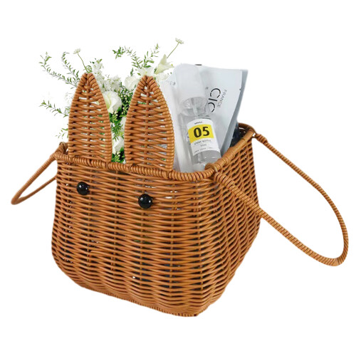 Cute Rabbit Picnic Basket for Camping & Party 1