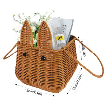 Cute Rabbit Picnic Basket for Camping & Party