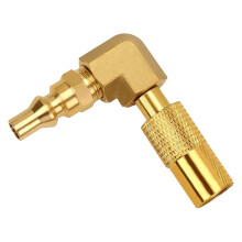 Quick Connect Adapter Conversion Fitting Brass 90 Degree Propane Connector Fit for Blackstone Grill
