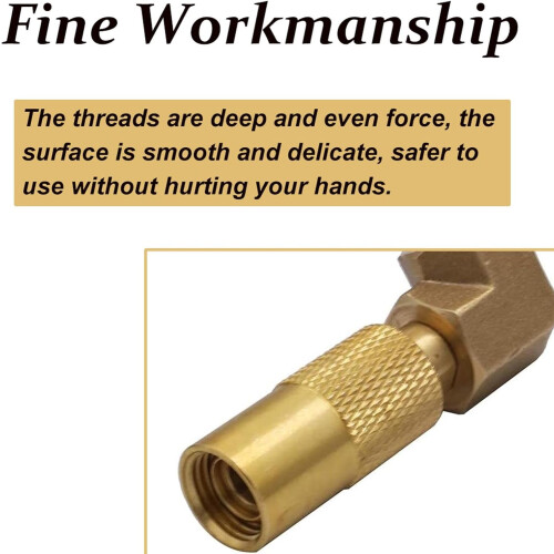 Quick Connect Adapter Conversion Fitting Brass 90 Degree Propane Connector Fit for Blackstone Grill 2