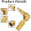 Quick Connect Adapter Conversion Fitting Brass 90 Degree Propane Connector Fit for Blackstone Grill 4