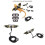 3pcs Reptile Leash Set, Adjustable Strap 8