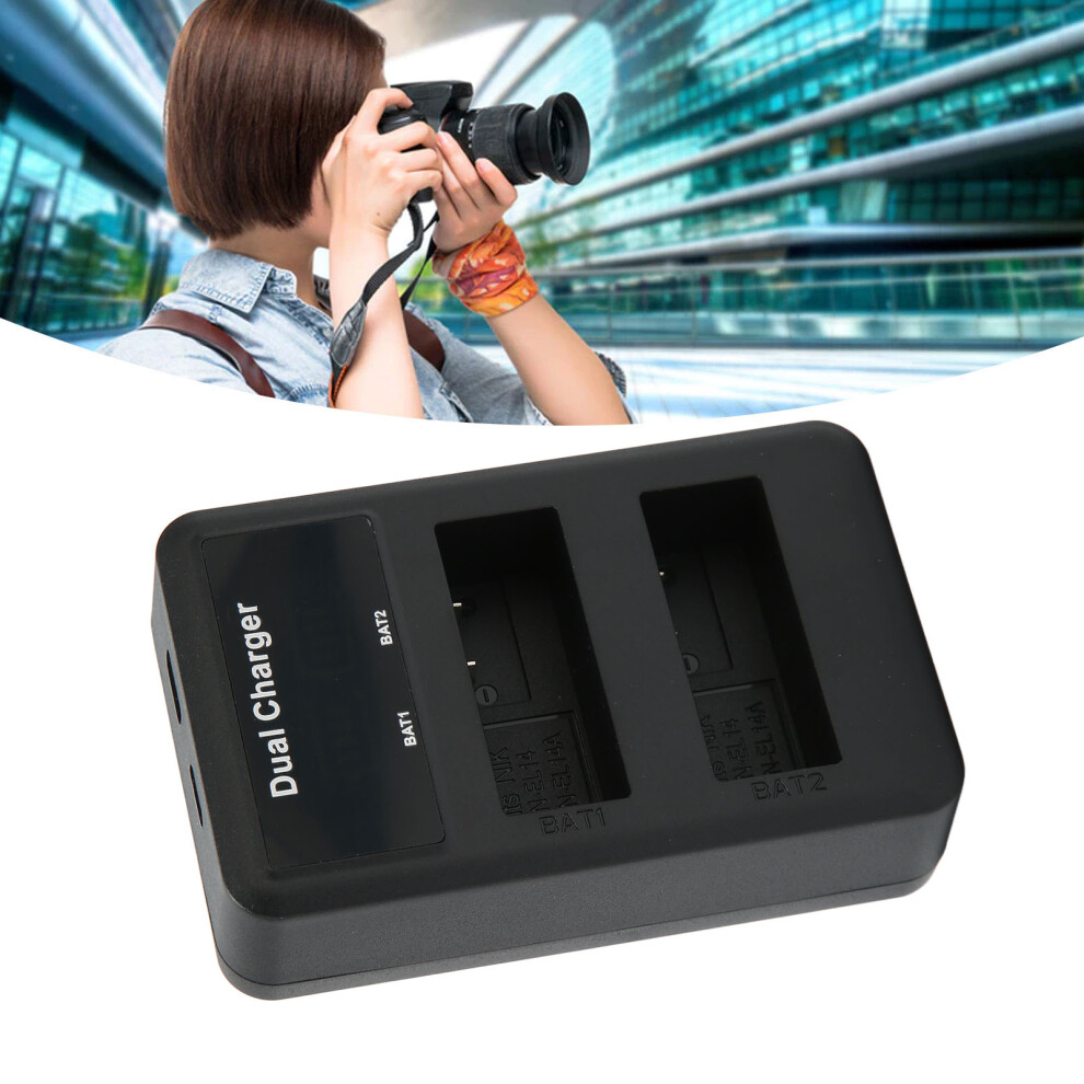 Camera Battery Charger For En El14 En El14a Compatible With D5300 D3400 D5600 8491389386359