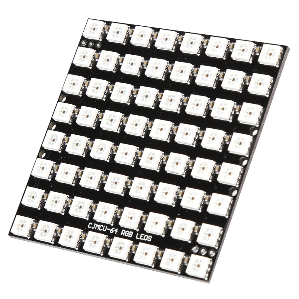 Rgb Led Development Board 64Digit Ws2812 5050 Full Color Driver 5V Circuit 7891389386716
