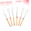 6pcs Telescoping Marshmallow Roasting Sticks with Wooden Handles for Campfire BBQ 5
