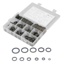 230 Stück Ölablassschrauben-Dichtungen Sortiment M6-M26 Selbstzentrierendes Metall-Gummi-Set