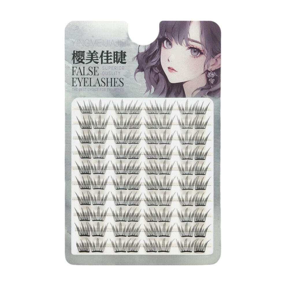 Roc-Electron (10Row Need Glue) Natural Butterfly Lashes - Lightweight & Comfortable
