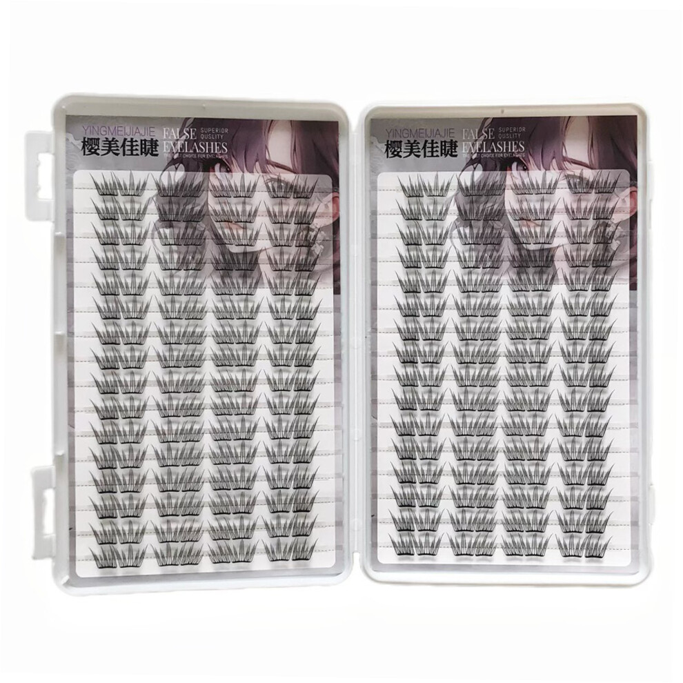 Roc-Electron (32Row Need Glue) Natural Butterfly Lashes - Lightweight & Comfortable