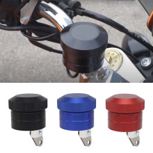Sistema di ingrassaggio catena per motociclette 30ml in lega di alluminio Nero/Rosso/Blu
