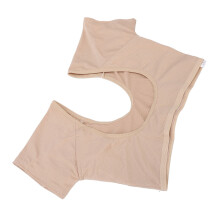 Breathable 3-Layer Underarm Sweat Vest for Sports M Skin Color