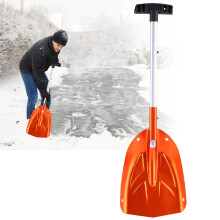 Aluminiumlegierung Schneeschaufel orange 65,0 cm 471 g