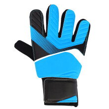 Blau S Rutschfeste Latex-Kinder-Torwart-Handschuhe 75-93g