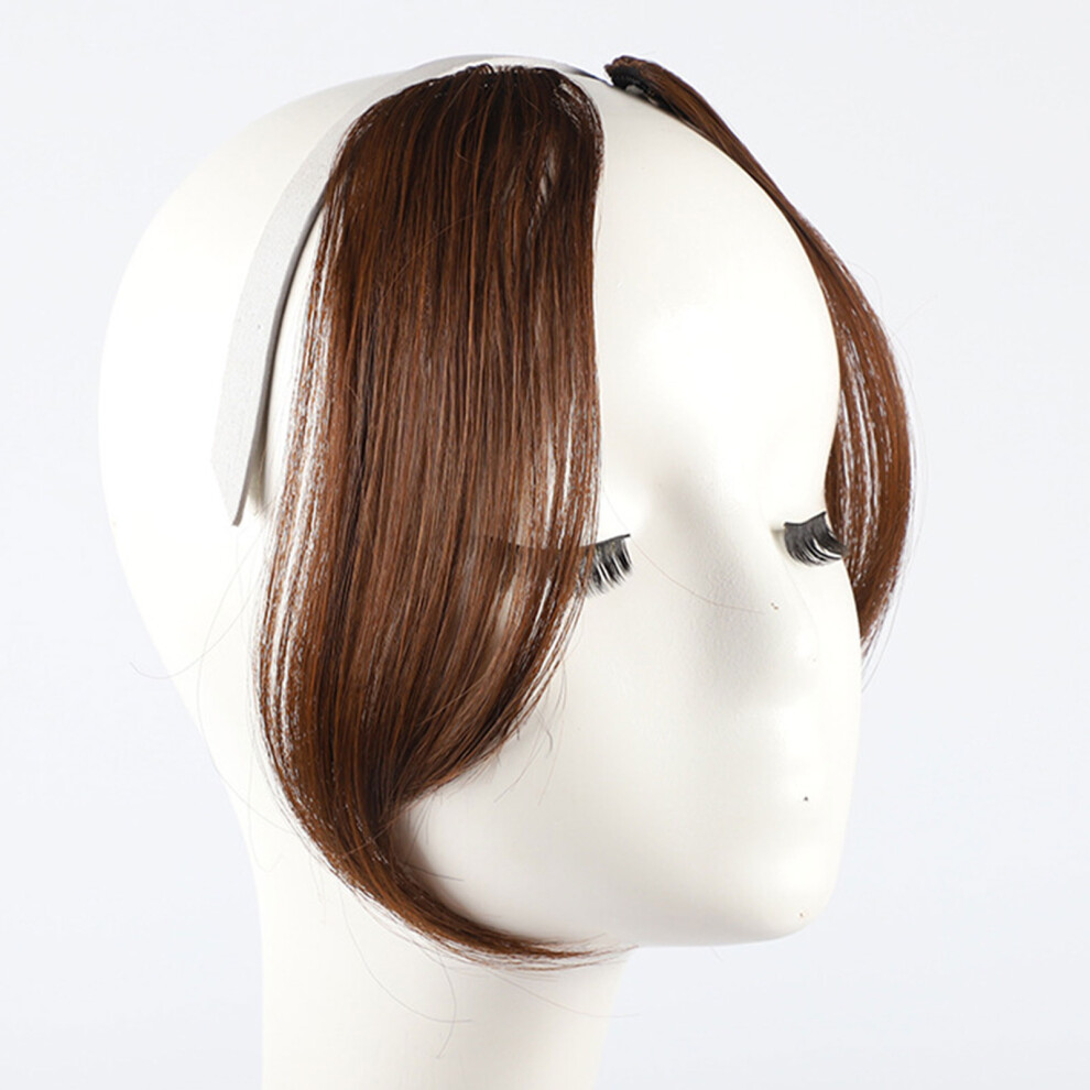 Roc-Electron Unisex Brown (Light ) 3D French Wig Bangs - Lightweight & Breathable For Women